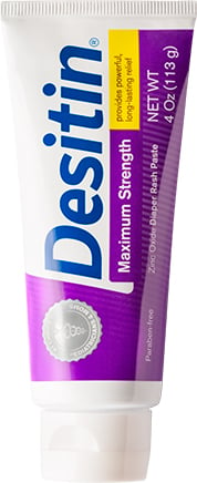 Maximum Strength Zinc Oxide Diaper Rash Paste Desitin